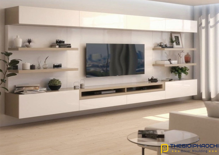 trang trí nhà đẹp đón tết với kệ sách